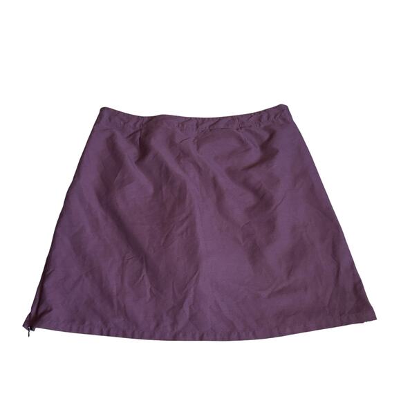 Patagonia Skort Lined Shorts Outdoor Hiking Burgundy Women's 10- Gorpcore - Picture 2 of 7